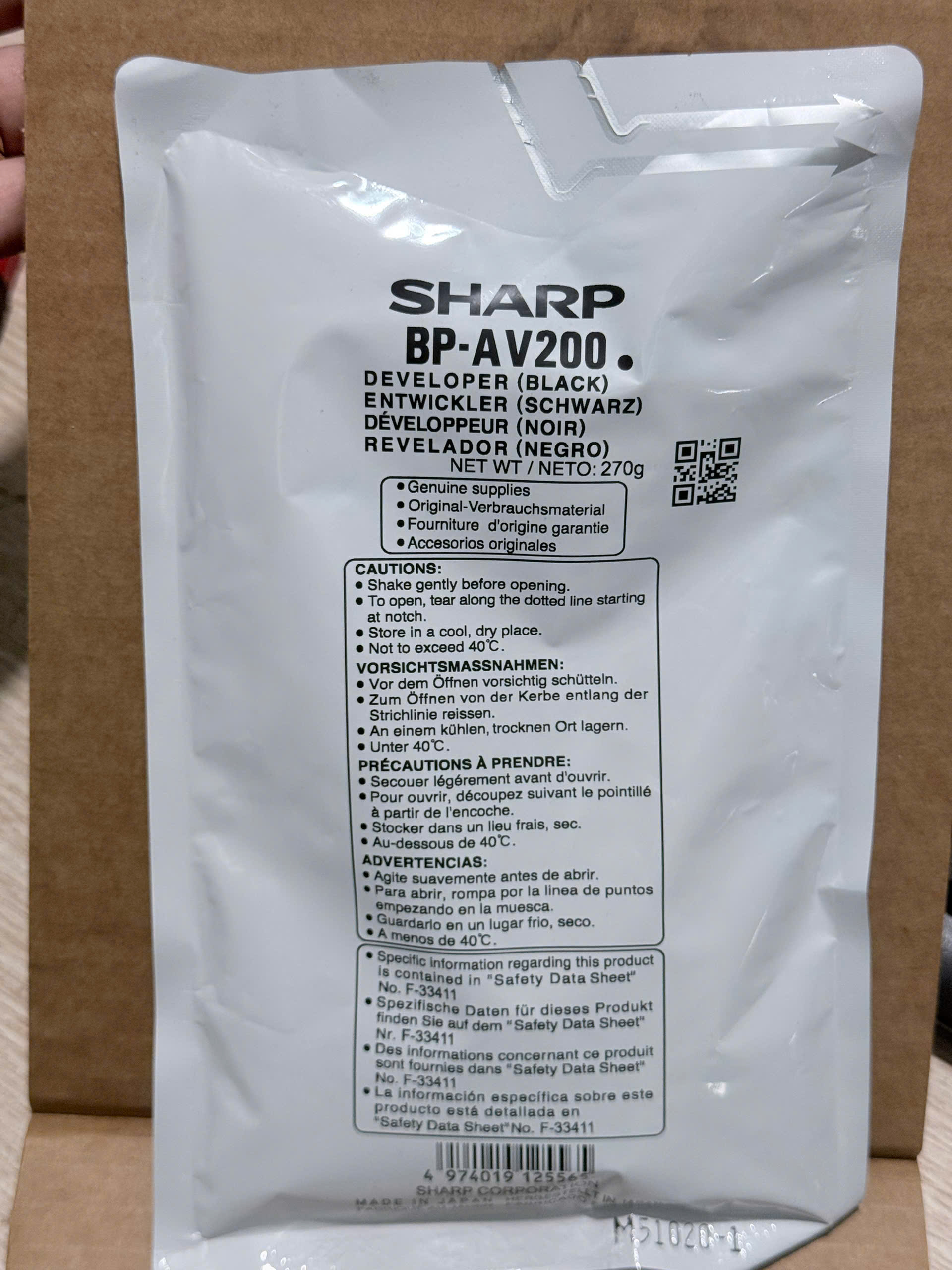 Bột Từ Sharp BP-AV200 (Developer BP-AV200)
